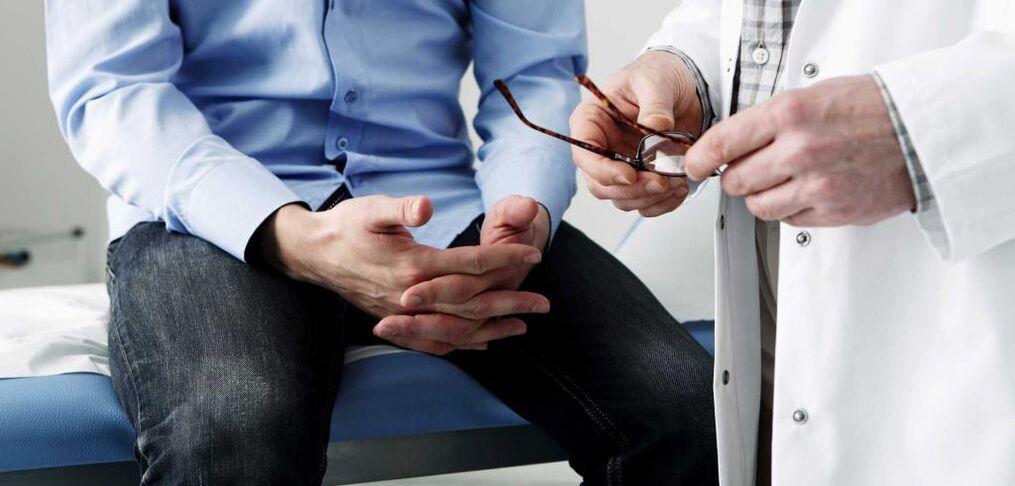 Seeing a doctor for prostatitis